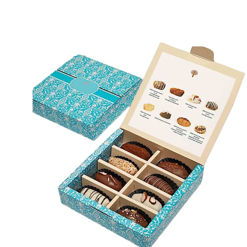 custom square cardboard luxury gift box packaging chocolate praline paper boxes date pastry box
custom square cardboard luxury gift box packaging chocolate praline paper boxes date pastry box