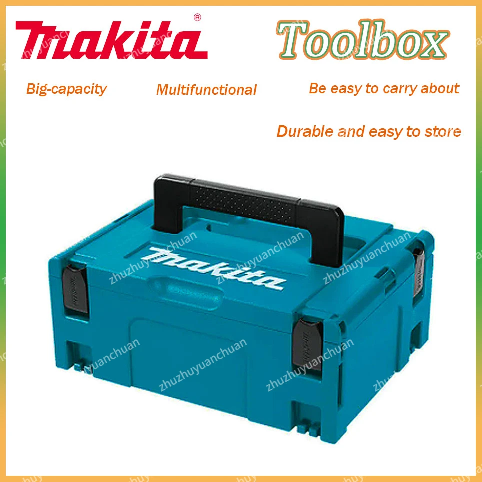 

Makita Makpac Stapelen Connector Tool Case Type 1 396X296X105 Voor DA331D DF030D DF330D HP330D TD090D TW100D HP1631 HP1640