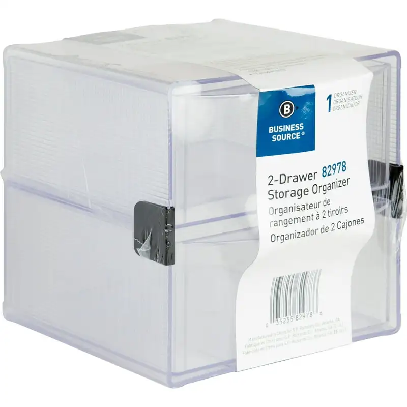 SPR82978, 2-Drawer Storage Organizer, 1 Each, Clear (5.98-inch L x 6.00-inch W x 6.00-inch H)
SPR82978, 2-Drawer Storage Organizer, 1 Each, Clear (5.98-inch L x 6.00-inch W x 6.00-inch H)