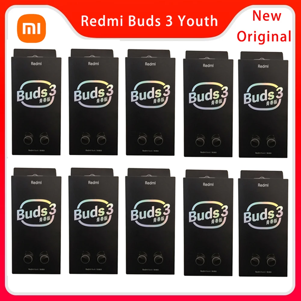 Беспроводные наушники Xiaomi Redmi Buds 3 Youth Edition, Tws, Bluetooth 5,2, 3/6/10 шт.
Беспроводные наушники Xiaomi Redmi Buds 3 Youth Edition, Tws, Bluetooth 5,2, 3/6/10 шт.