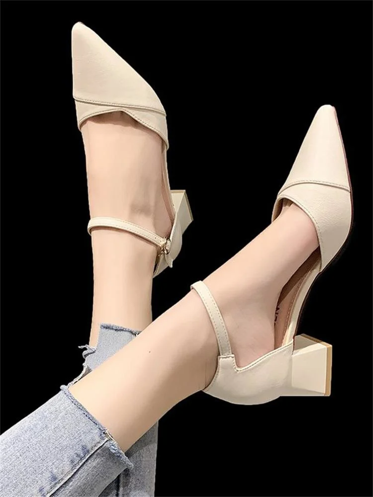 Alo cnc 2022 New Women's Fairy Wind, French Baotou Joker, Gentle Thick Heel and Late Shoes
Alo cnc 2022 New Women's Fairy Wind, French Baotou Joker, Gentle Thick Heel and Late Shoes
