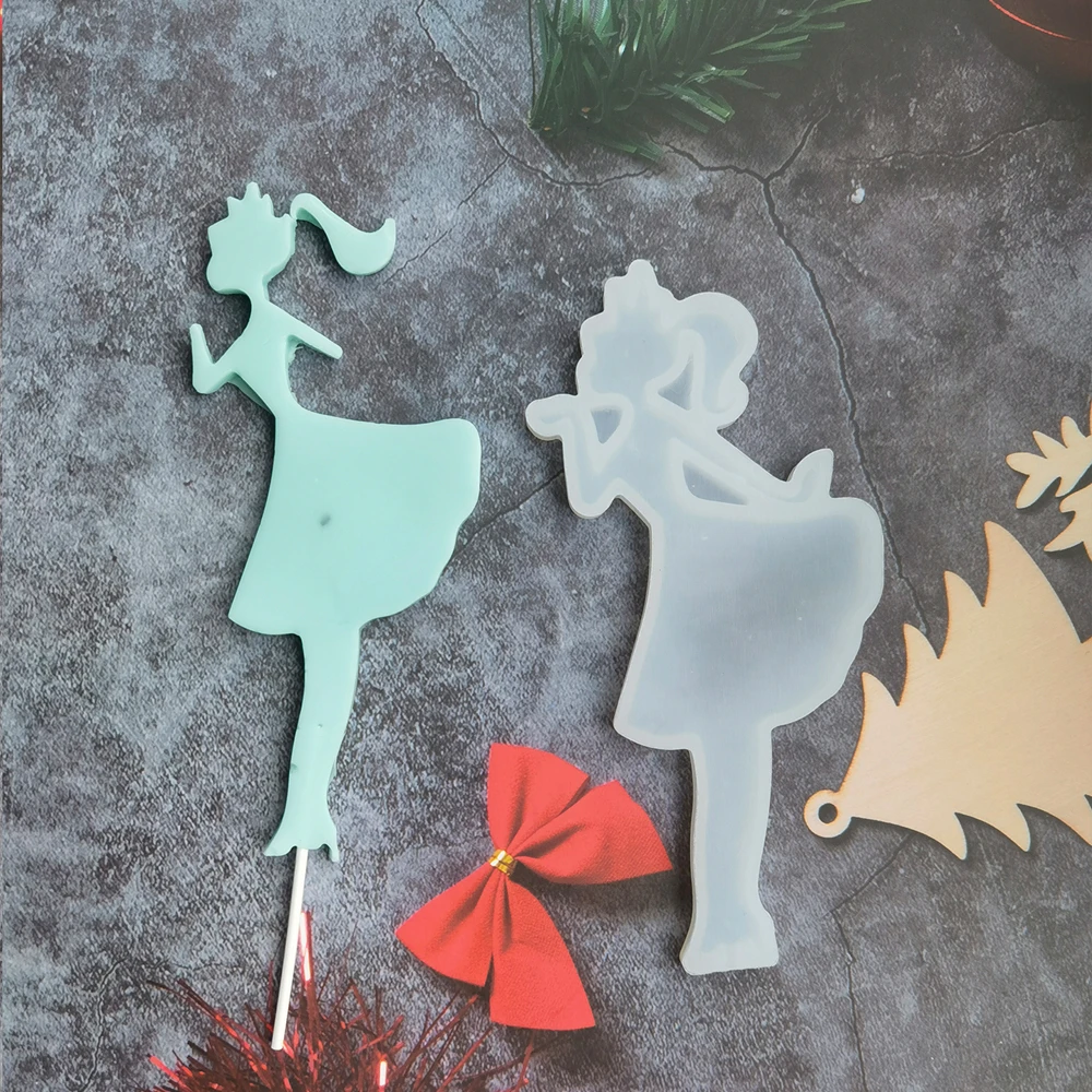 Girl Epoxy Lollipop Mold Diy Handmade Chocolate Silicone Mould Cake Decorating Tools Kitchen Fondant Bakeware
Girl Epoxy Lollipop Mold Diy Handmade Chocolate Silicone Mould Cake Decorating Tools Kitchen Fondant Bakeware