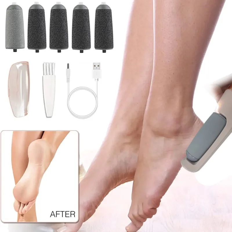 Rechargeable Electric Foot File Callus Remover Pedicure Machine Apparatus for Heels Grinding Device Foot Corns Remove Roller
Rechargeable Electric Foot File Callus Remover Pedicure Machine Apparatus for Heels Grinding Device Foot Corns Remove Roller