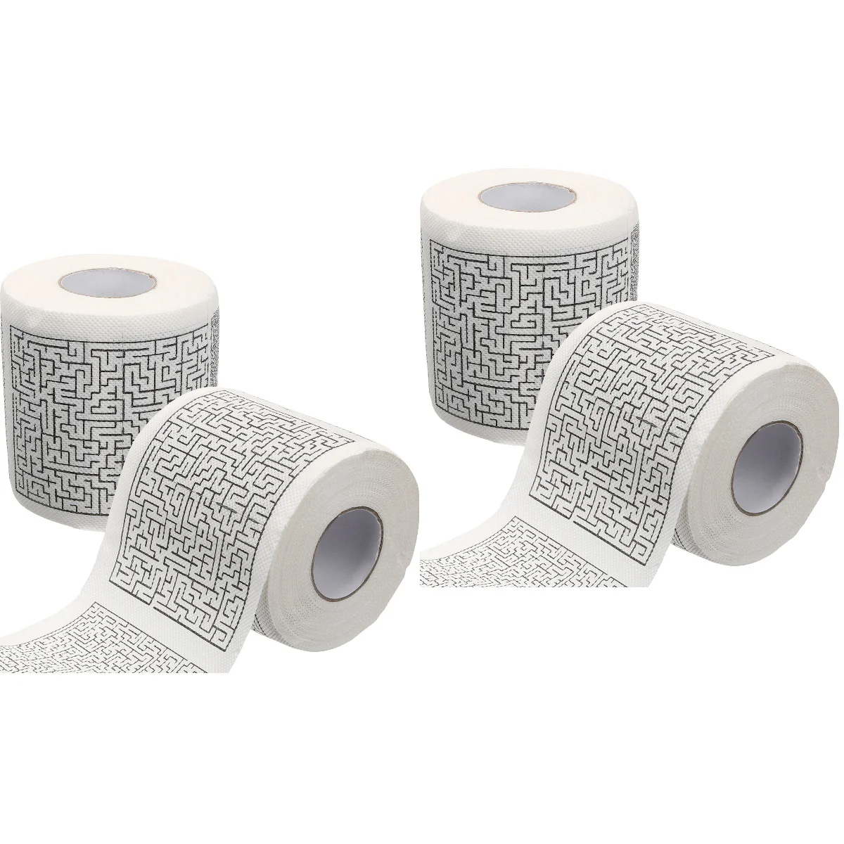 4 Rolls Toilet Paper Bathroom Napkin Maze Printing Tissue Wood Pulp Pattern Papers
4 Rolls Toilet Paper Bathroom Napkin Maze Printing Tissue Wood Pulp Pattern Papers