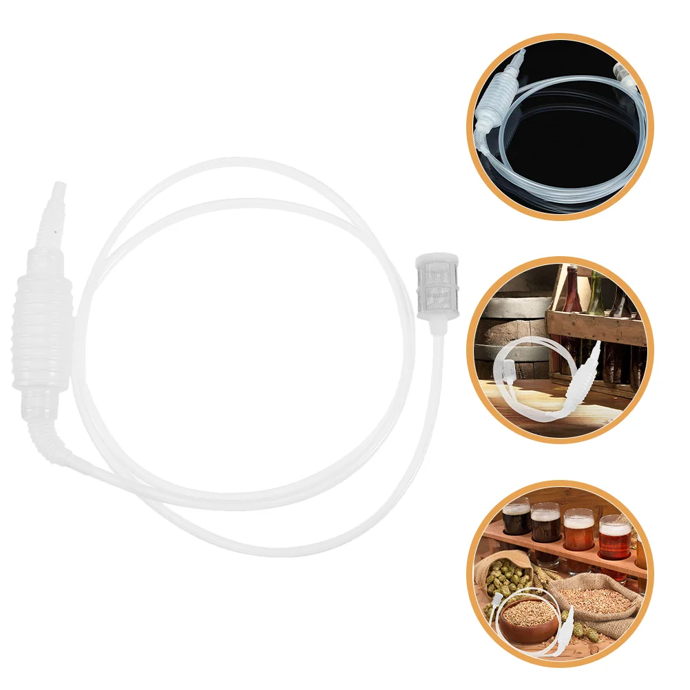 Siphon Hose Brewing Kit Pump Hosepipe Manual Making Supplies Equipment Tubing Plastic Beer 
Siphon Hose Brewing Kit Pump Hosepipe Manual Making Supplies Equipment Tubing Plastic Beer