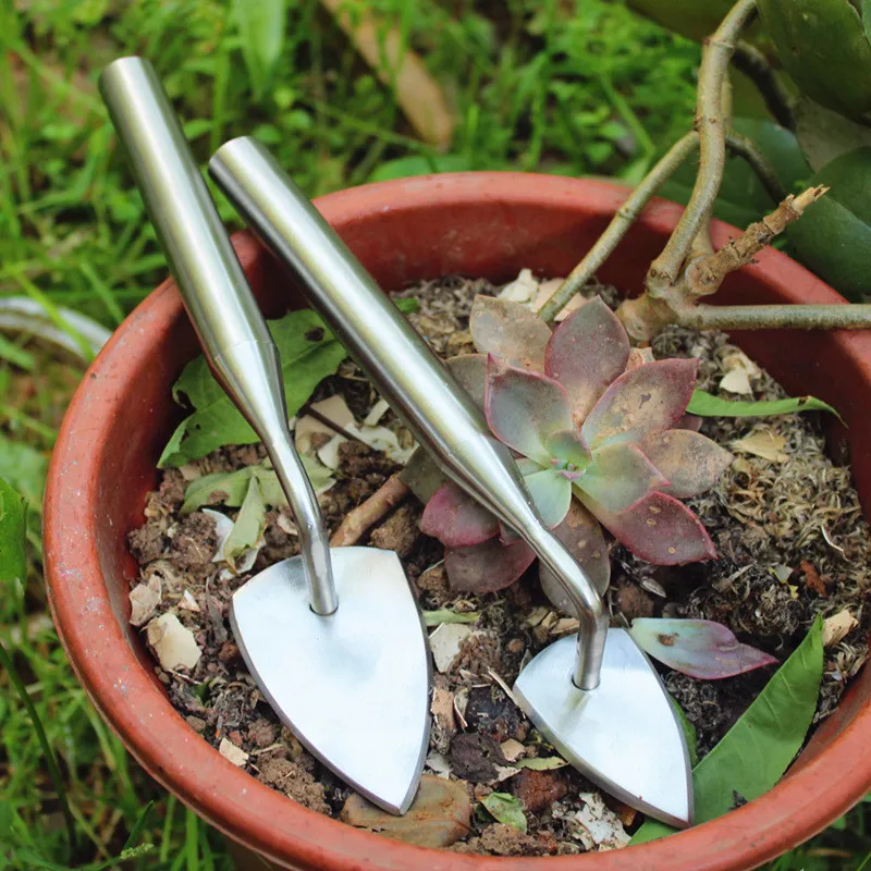 1PCS Stainless Steel Press Soil Shovel Mini Weeding Scarifier Shovel Potted Plants Plant Soil Shovels Gardening Tools
1PCS Stainless Steel Press Soil Shovel Mini Weeding Scarifier Shovel Potted Plants Plant Soil Shovels Gardening Tools