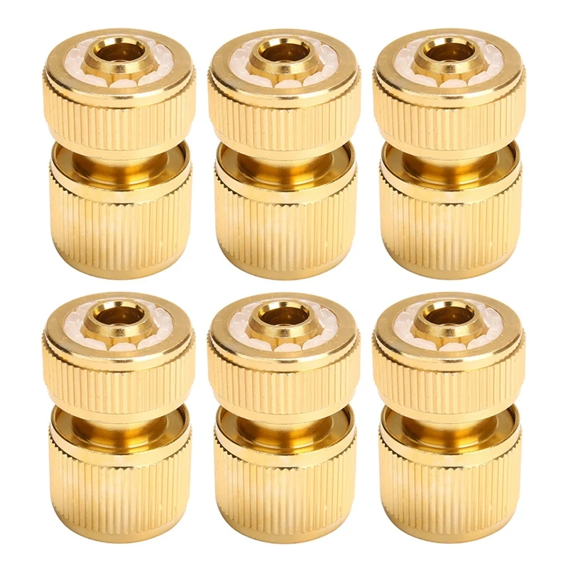 6Pcs Water Tap Hose Adaptor 1/2 Inch Pipe Connector Fitting Set Quick-Release Garden Hose Coupling Systems For Watering
6Pcs Water Tap Hose Adaptor 1/2 Inch Pipe Connector Fitting Set Quick-Release Garden Hose Coupling Systems For Watering