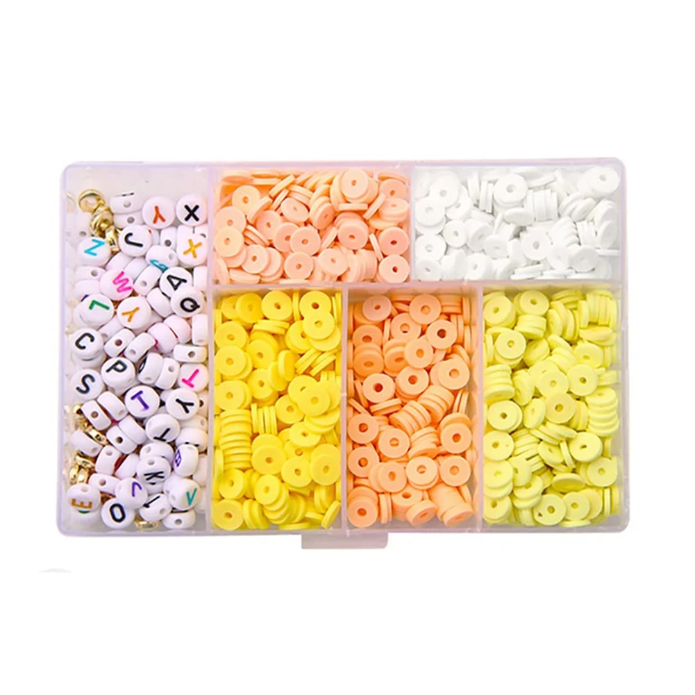 Clay Beads for Bracelet Making, Clay Beads for Making, Flat Round Polymer Clay Spacer Beads for DIY Bracelet Craft
Clay Beads for Bracelet Making, Clay Beads for Making, Flat Round Polymer Clay Spacer Beads for DIY Bracelet Craft