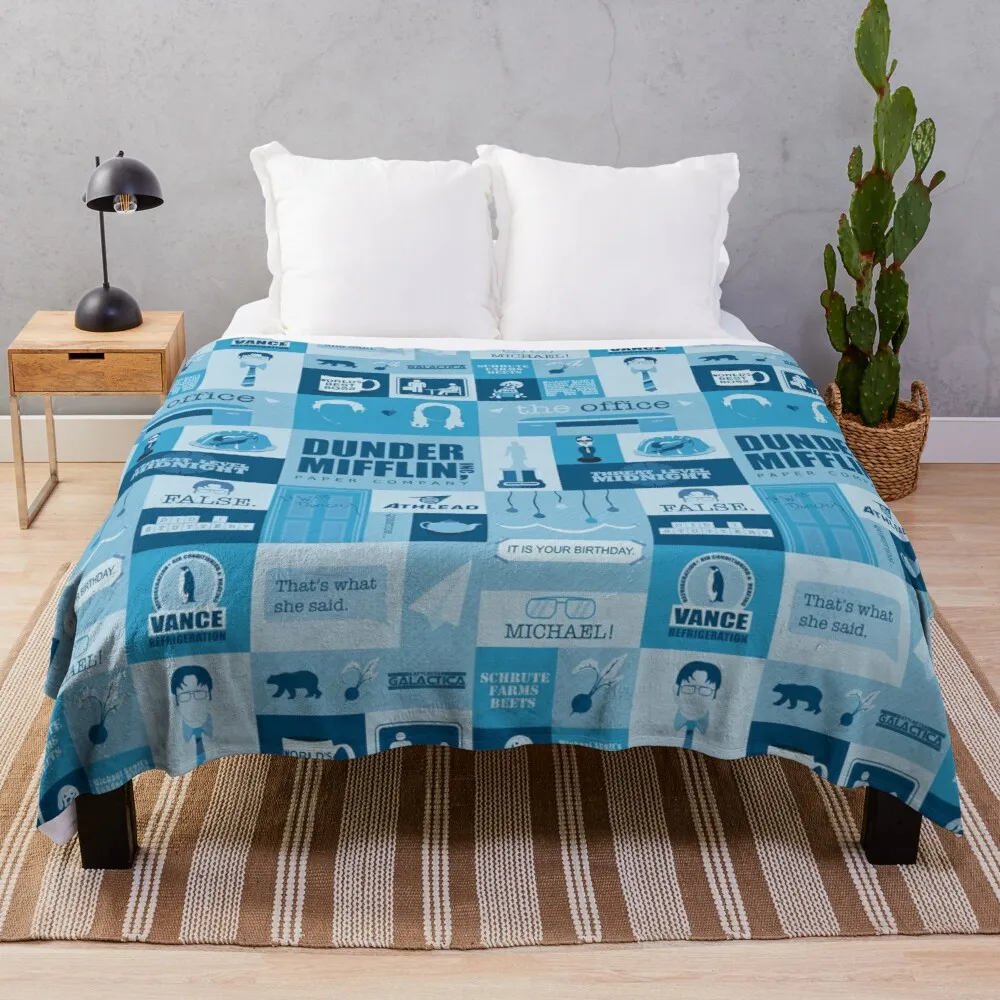 The Office Throw Blanket Embroidered Blanket For Sofa
The Office Throw Blanket Embroidered Blanket For Sofa