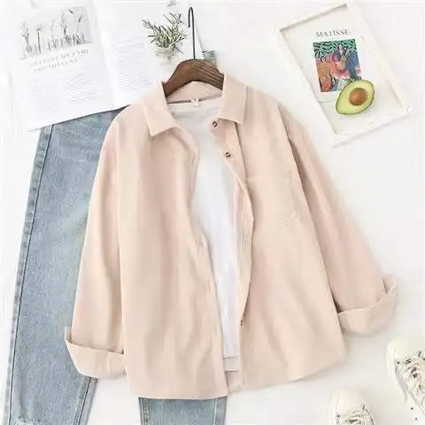 Corduroy White Shirt Blouses 2022 Autumn Loose Tunic Casual Tops and Blouses Long Sleeve Women Clothing Button Up Down New 23976
Corduroy White Shirt Blouses 2022 Autumn Loose Tunic Casual Tops and Blouses Long Sleeve Women Clothing Button Up Down New 23976