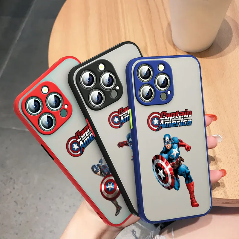 Marvel America Captain For Apple iPhone 13 12 11 Pro Max Mini XS Max X XR 6 7 8 Plus SE Frosted Translucent Phone Case 
Marvel America Captain For Apple iPhone 13 12 11 Pro Max Mini XS Max X XR 6 7 8 Plus SE Frosted Translucent Phone Case