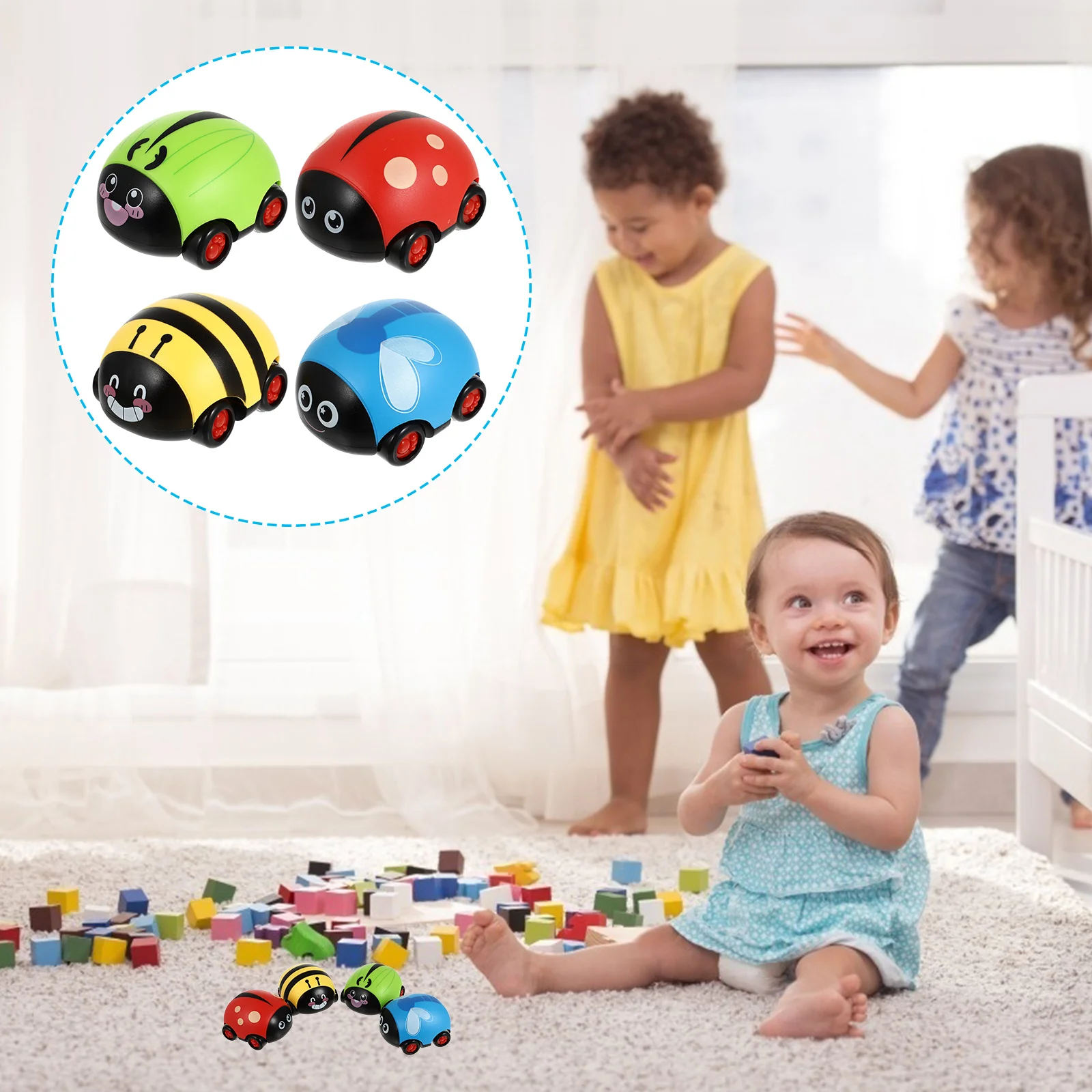 4 Pcs Double Pull Back Toy Car Bath Toys Toddlers Friction Powered Plastic Party Bag Fillers Kids Infant Bee
4 Pcs Double Pull Back Toy Car Bath Toys Toddlers Friction Powered Plastic Party Bag Fillers Kids Infant Bee