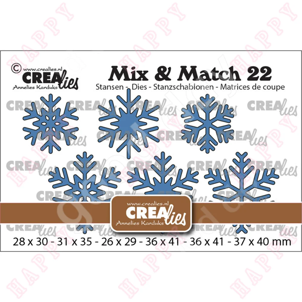 Metal Cutting Dies Snowflakes 6x Crealies Scrapbook Diary Decoration Paper Craft Embossing Template DIY Greeting card handmade
Metal Cutting Dies Snowflakes 6x Crealies Scrapbook Diary Decoration Paper Craft Embossing Template DIY Greeting card handmade