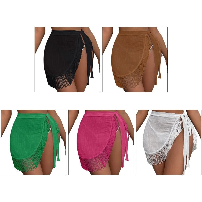 Пляжное саронг, женские полупрозрачные купальники, накидки, короткая юбка с кисточками, Прямая поставка
Пляжное саронг, женские полупрозрачные купальники, накидки, короткая юбка с кисточками, Прямая поставка