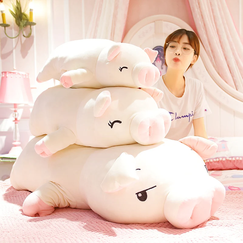40-75cm Squishy Pig Stuffed Doll Lying Plush Piggy Toy Animal Soft Plushie Hand Warmer Pillow Blanket Kids Baby Comforting Gift
40-75cm Squishy Pig Stuffed Doll Lying Plush Piggy Toy Animal Soft Plushie Hand Warmer Pillow Blanket Kids Baby Comforting Gift