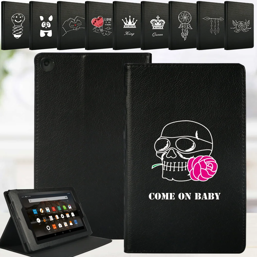 Dust-proof Tablet Case for Fire 7(5th/7th/9th) /HD8 (6th/7th/8th) HD10(5th/7th/9th) White Image Pattern Leather Stand Cover
Dust-proof Tablet Case for Fire 7(5th/7th/9th) /HD8 (6th/7th/8th) HD10(5th/7th/9th) White Image Pattern Leather Stand Cover