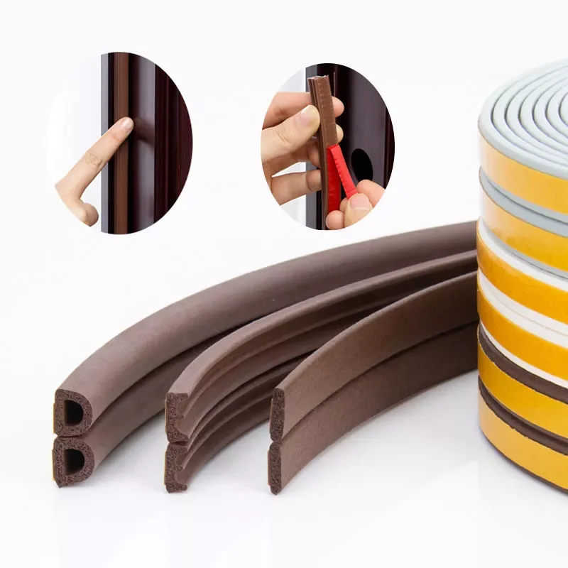 Strip Self-Adhesive E/D/P/I Type Doors Window Gasket Soundproof Rubber Foam Weatherstrip Sound Insulation Collision 5metres
Strip Self-Adhesive E/D/P/I Type Doors Window Gasket Soundproof Rubber Foam Weatherstrip Sound Insulation Collision 5metres