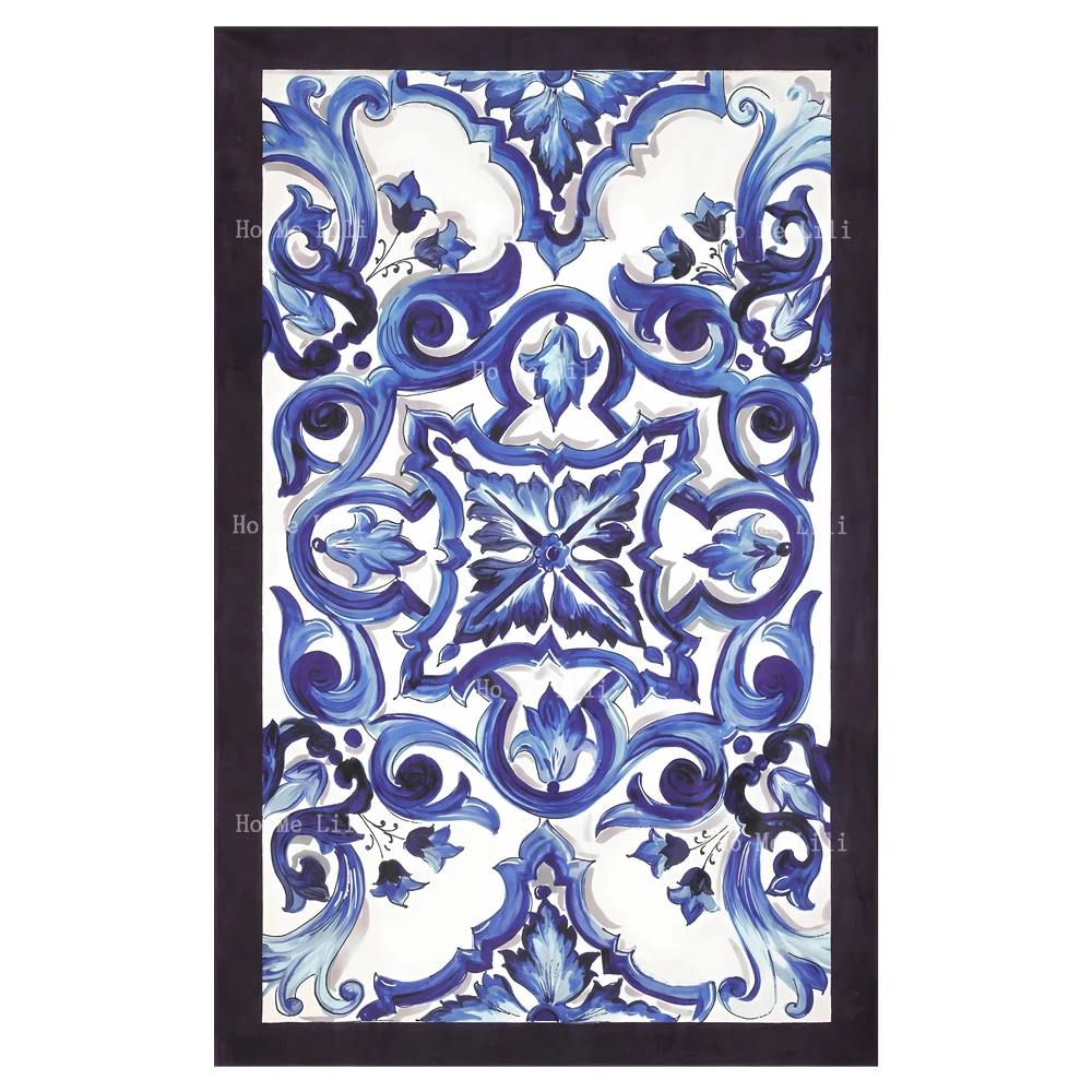 Быстросохнущее полотенце из микрофибры с белыми и синими цветами
Быстросохнущее полотенце из микрофибры с белыми и синими цветами