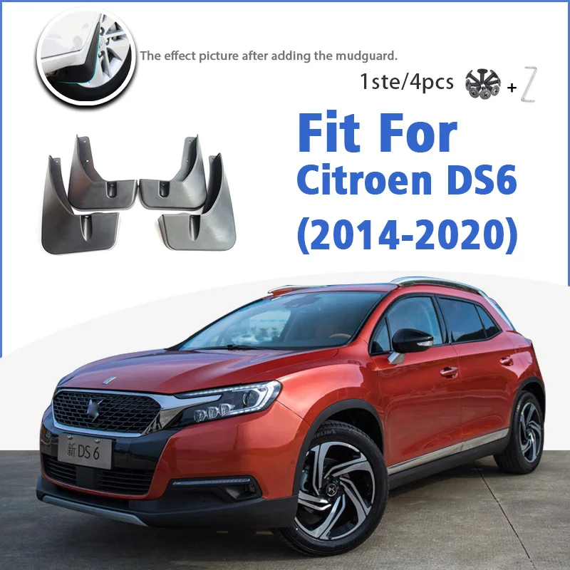 Mudguard For Citroen DS6 2014-2020 Front Rear 4pcs Mudflaps Mudguards Car Accessories Auto Styline Splash Guard Fender
Mudguard For Citroen DS6 2014-2020 Front Rear 4pcs Mudflaps Mudguards Car Accessories Auto Styline Splash Guard Fender