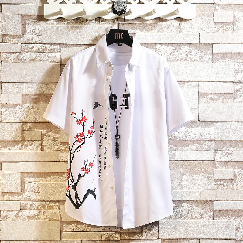 Men Casual Shirt Short Sleeve 2023 Printed Comforable Turn Down Collar Streetwear Camisa Masculina Summer Thin Blouse 5XL-M
Men Casual Shirt Short Sleeve 2023 Printed Comforable Turn Down Collar Streetwear Camisa Masculina Summer Thin Blouse 5XL-M