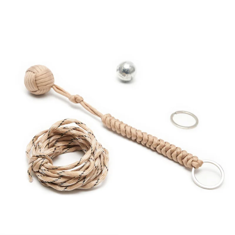 Outdoor Security Protection Black Monkey Fist Steel Ball For Girl Bearing Self Defense Lanyard Survival Key Chain Broken Windows
Outdoor Security Protection Black Monkey Fist Steel Ball For Girl Bearing Self Defense Lanyard Survival Key Chain Broken Windows