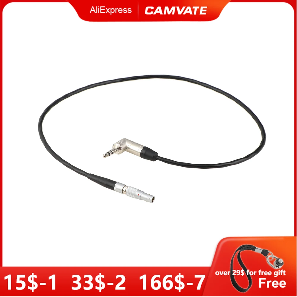 CAMVATE 3.5mm Mini Jack to RED Timecode Cable
CAMVATE 3.5mm Mini Jack to RED Timecode Cable