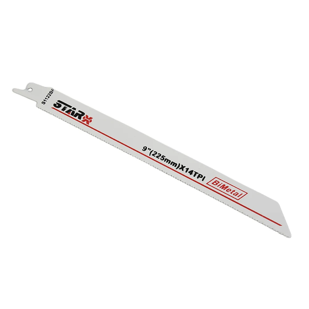 1pc 225mm/9inch BI-Metal Reciprocating Saw Blade Flexible For Metal & Wood Cutting With Rugged Tempered High-carbon Steel Blades
1pc 225mm/9inch BI-Metal Reciprocating Saw Blade Flexible For Metal & Wood Cutting With Rugged Tempered High-carbon Steel Blades