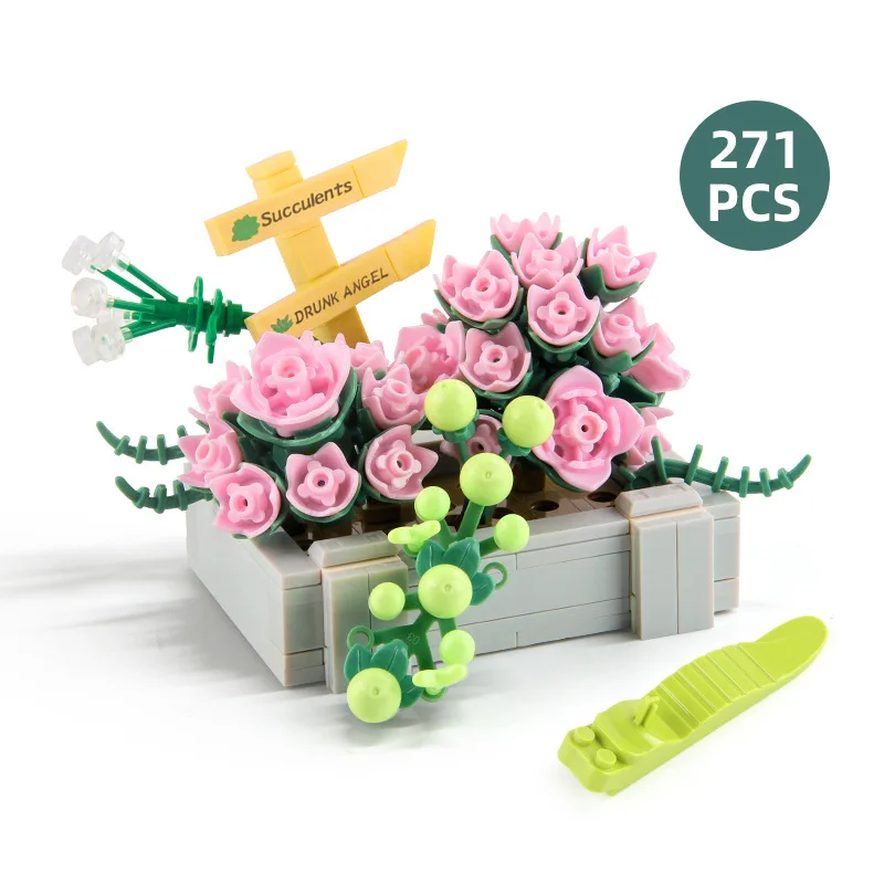 City Creativity Simulation Succulents Flowers Bonsai Office Ornaments Building Blocks Bricks Toys Christmas Gifts
City Creativity Simulation Succulents Flowers Bonsai Office Ornaments Building Blocks Bricks Toys Christmas Gifts
