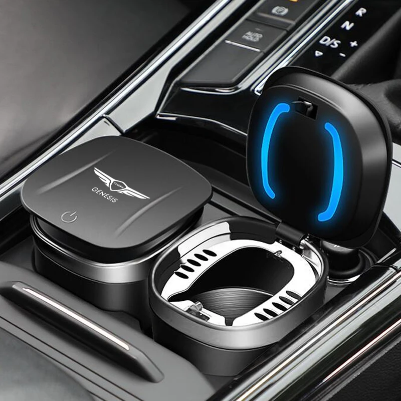 Car Ashtray Smokeless with LED Light Cigar Cigarette Ashtray For Hyundai Genesis Coupe G80 G70 G90 GV80 Car Interior Accessories
Car Ashtray Smokeless with LED Light Cigar Cigarette Ashtray For Hyundai Genesis Coupe G80 G70 G90 GV80 Car Interior Accessories