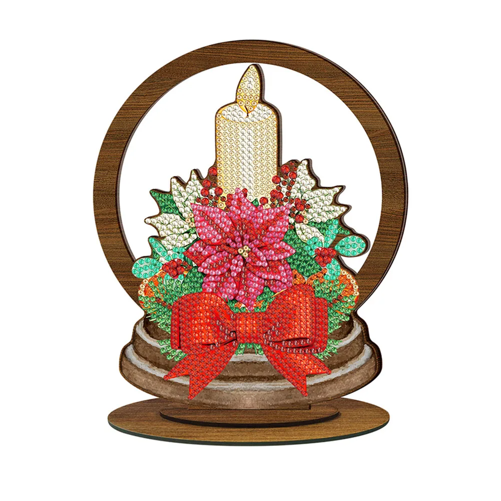 5D Diamond P-Aintings Wooden Christmas Ornament Single-Sided Special Shaped Diamond Rhinestones Drawing DIY Mosaic Home Decor
5D Diamond P-Aintings Wooden Christmas Ornament Single-Sided Special Shaped Diamond Rhinestones Drawing DIY Mosaic Home Decor