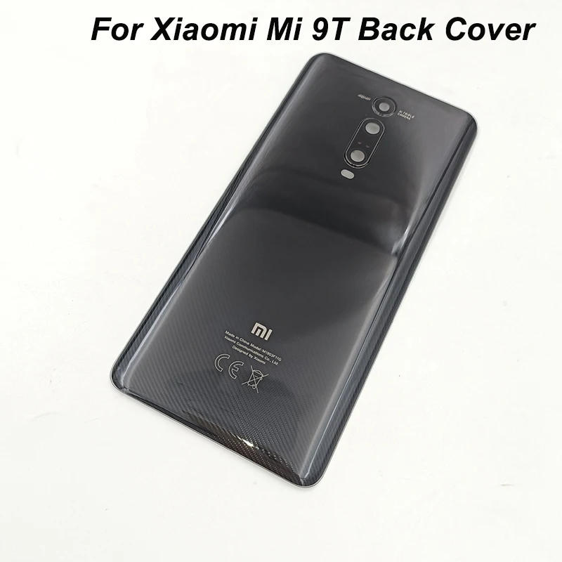 

Задняя стеклянная крышка для Xiaomi Mi 9T Mi9t, Крышка батарейного отсека, сменная задняя панель корпуса для Redmi K20, запасная часть и объектив камеры