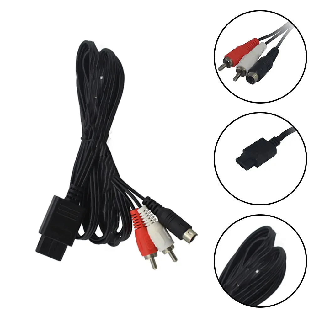 1x 160cm S Video SVHS Cable For N64 SNES A/V Cable Cord Gamecube Game Cube AV Composite Cable
1x 160cm S Video SVHS Cable For N64 SNES A/V Cable Cord Gamecube Game Cube AV Composite Cable