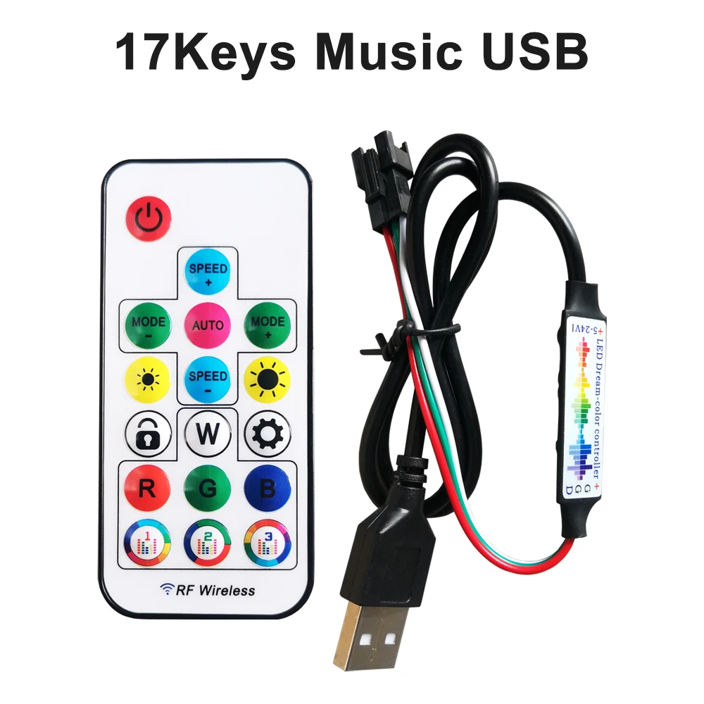 YANKE RGB Контроллер 17 клавиш
YANKE RGB Контроллер 17 клавиш