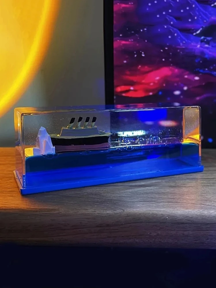 Cruise Fluid Drift Bottle Ins Ship Titanic Desktop Decor Living Room Ornaments Birthday Gift Toy Office Table Home Decoration 
Cruise Fluid Drift Bottle Ins Ship Titanic Desktop Decor Living Room Ornaments Birthday Gift Toy Office Table Home Decoration
