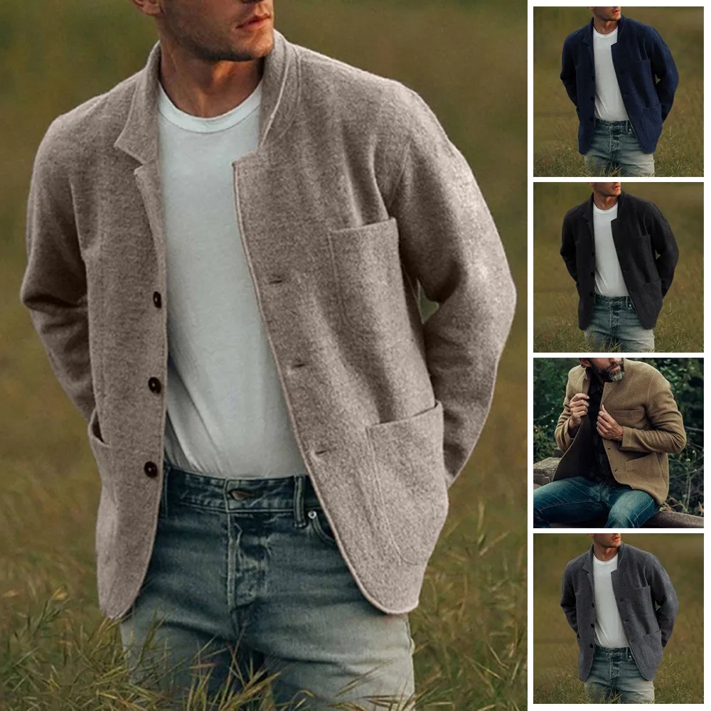 Autumn Sweater Cardigan Cotton Blend Fashion Jacket Loose Men's M~2XL Solid Color Winter Durable High Quality
Autumn Sweater Cardigan Cotton Blend Fashion Jacket Loose Men's M~2XL Solid Color Winter Durable High Quality