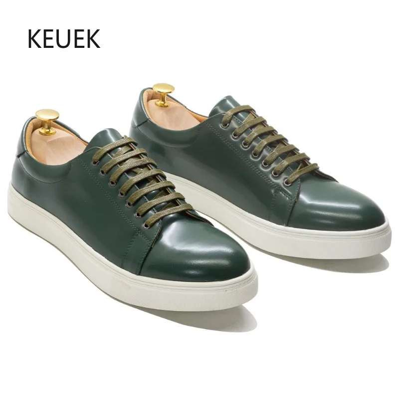 New Design Men Flats Casual Shoes Genuine Leather Handmade Skateboard Shoes Street Youth Luxury Sneakers Designer Shoes 3A
New Design Men Flats Casual Shoes Genuine Leather Handmade Skateboard Shoes Street Youth Luxury Sneakers Designer Shoes 3A