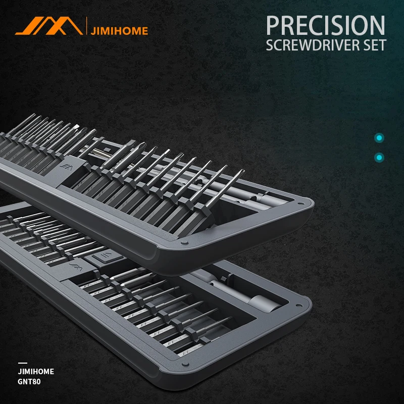 XIAOMI JIMI 80 In 1 Precision Screwdrivers Multi-Function Tools DIY Repair Screw Driver 72PC S2 Alloy Steel Bits with 2 Rods
XIAOMI JIMI 80 In 1 Precision Screwdrivers Multi-Function Tools DIY Repair Screw Driver 72PC S2 Alloy Steel Bits with 2 Rods