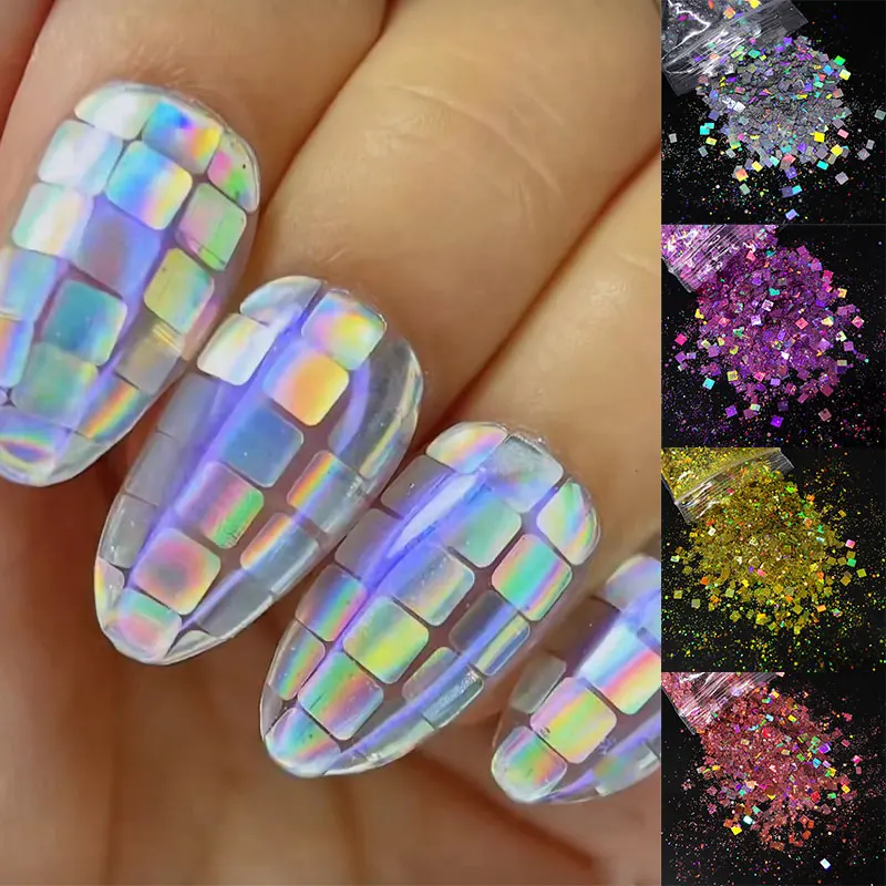 Flash 10 Grams Of Laser Silver Square Nail Charm 2023 NEW Glitter PET Gold Onion Powder Mixed With Nail Glitter DIY Nail Accesso
Flash 10 Grams Of Laser Silver Square Nail Charm 2023 NEW Glitter PET Gold Onion Powder Mixed With Nail Glitter DIY Nail Accesso