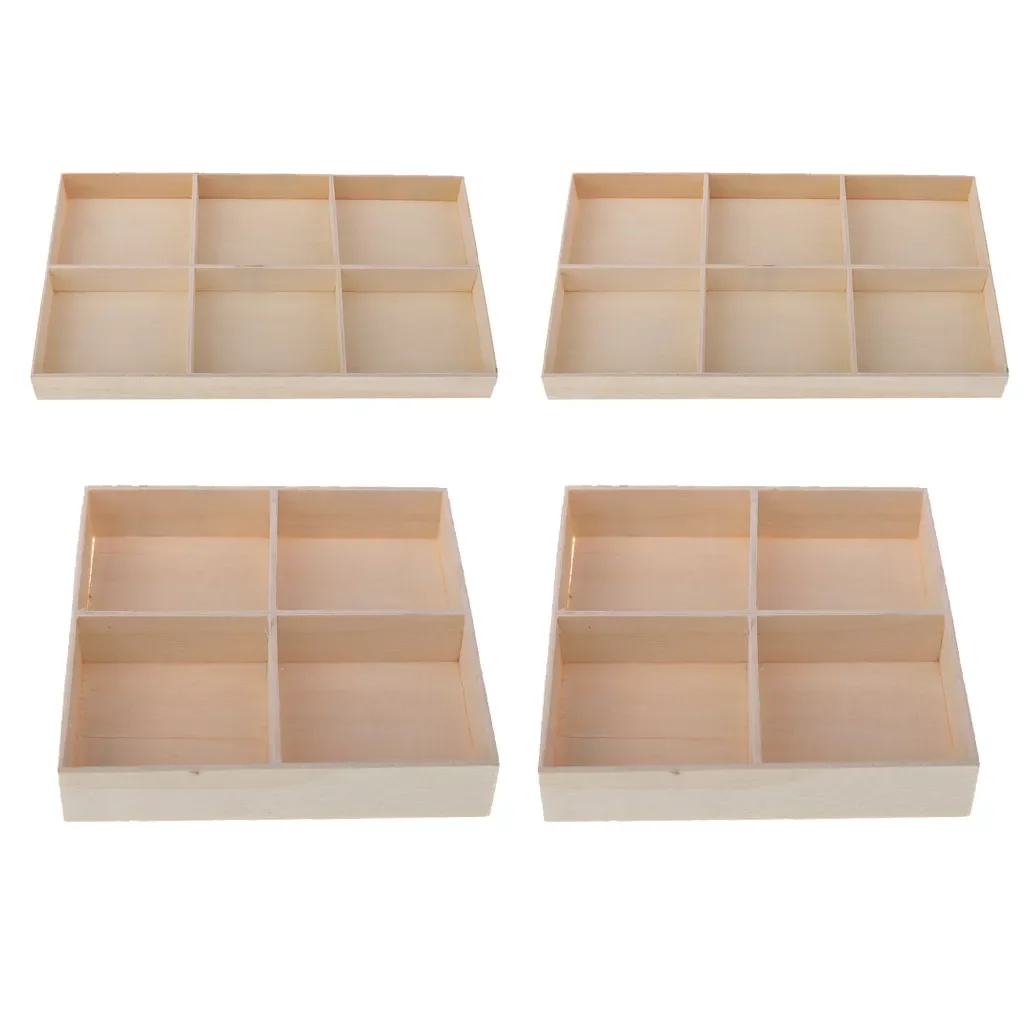 Multi-functional Grid Wooden Storage Divider Box Drawer Desk Organizer Tray for Crafts,Flowers, Plants, Jewelry
Multi-functional Grid Wooden Storage Divider Box Drawer Desk Organizer Tray for Crafts,Flowers, Plants, Jewelry
