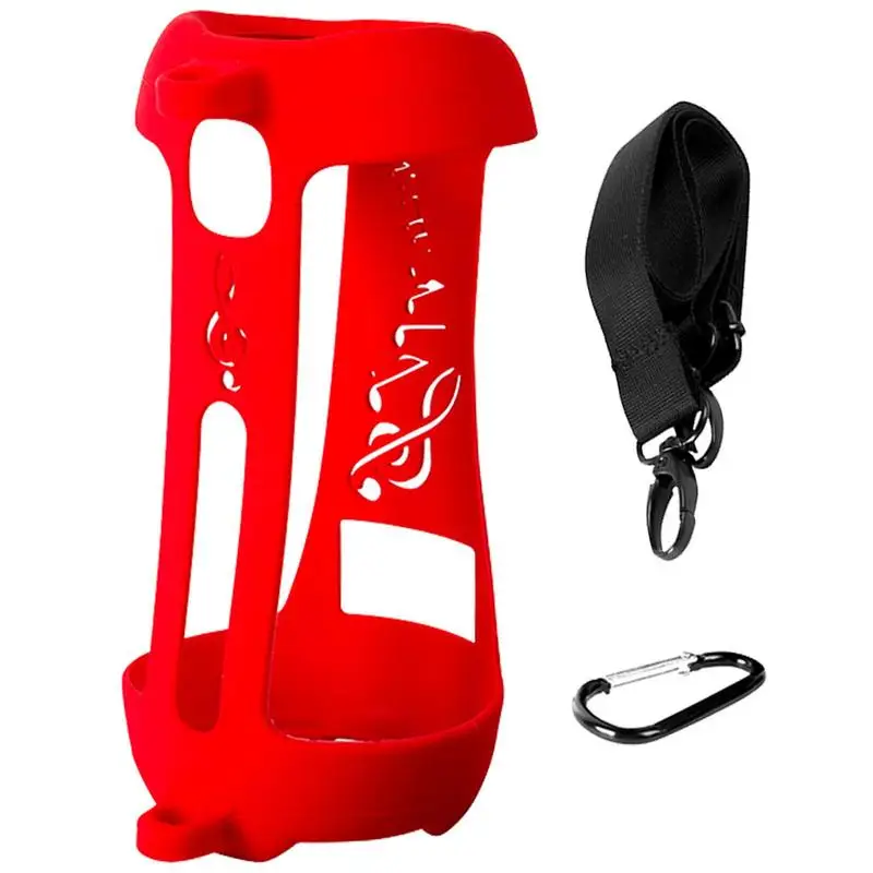 For Pulse5 Wireless Audio Speaker Accessories Silicone Case Travel Carrying Protective Cover With Strap And Carabiner Anti-bump
For Pulse5 Wireless Audio Speaker Accessories Silicone Case Travel Carrying Protective Cover With Strap And Carabiner Anti-bump