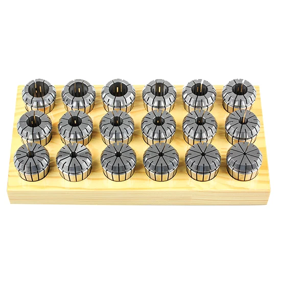 Best price 65Mn Spring ER Collets Set er32 18pcs with high precision 0.008mm for collet chuck
Best price 65Mn Spring ER Collets Set er32 18pcs with high precision 0.008mm for collet chuck