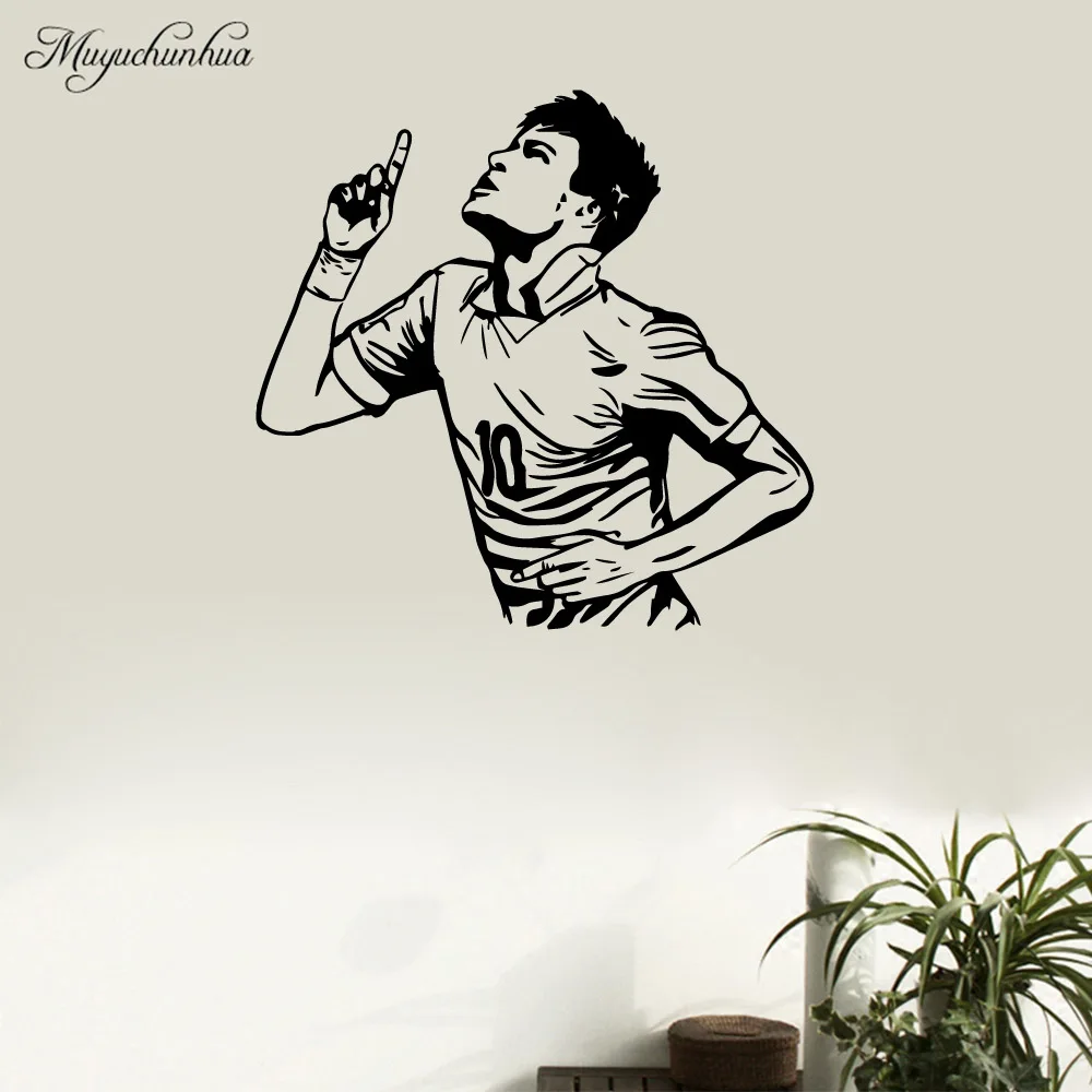 Cute football player Vinyl Decals Wall Stickers For Kids Rooms Decoration Decoration Accessories
Cute football player Vinyl Decals Wall Stickers For Kids Rooms Decoration Decoration Accessories