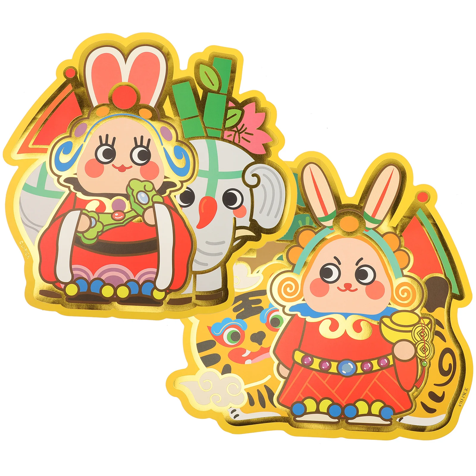 Year Rabbit Stickers Door Chinese New Clings Festival Spring Window Decals Sticker Traditional Decoration Decal Set Character
Year Rabbit Stickers Door Chinese New Clings Festival Spring Window Decals Sticker Traditional Decoration Decal Set Character