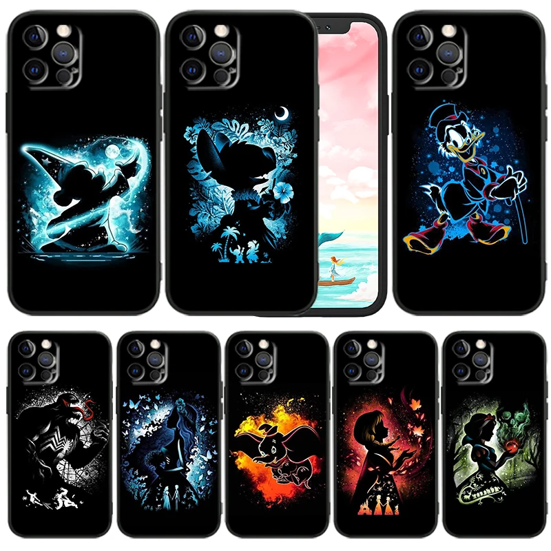 Disney Mickey Stitch Princess Phone Case For iPhone 14 13 12 Mini 11 XS Pro Max X XR 8 7 6 Plus 5 SE 2020 Black Funda TPU Cover
Disney Mickey Stitch Princess Phone Case For iPhone 14 13 12 Mini 11 XS Pro Max X XR 8 7 6 Plus 5 SE 2020 Black Funda TPU Cover