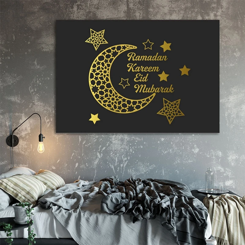 Eid Mubarak Culture Wall Sticker DIY Decal Muslim Islamic Art Murals Ramadan Decoration For Home Ramadan Kareem Eid Al Adha Gift
Eid Mubarak Culture Wall Sticker DIY Decal Muslim Islamic Art Murals Ramadan Decoration For Home Ramadan Kareem Eid Al Adha Gift