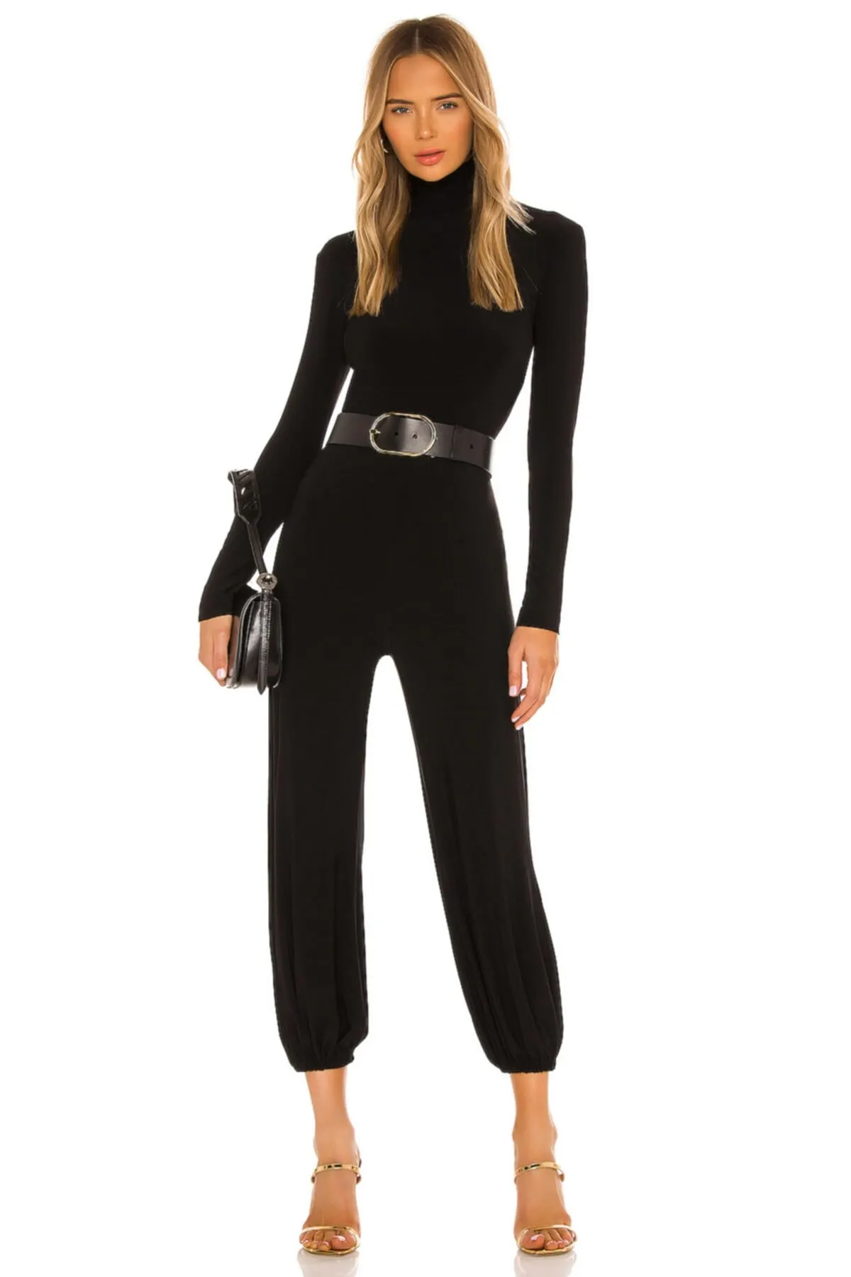 Women's Overalls Women Turtleneck Long Sleeve Silk Jersey Jumpsuit Hot Casual Fashion Sleeveless Baggy Trousers Jumpsuit
Women's Overalls Women Turtleneck Long Sleeve Silk Jersey Jumpsuit Hot Casual Fashion Sleeveless Baggy Trousers Jumpsuit