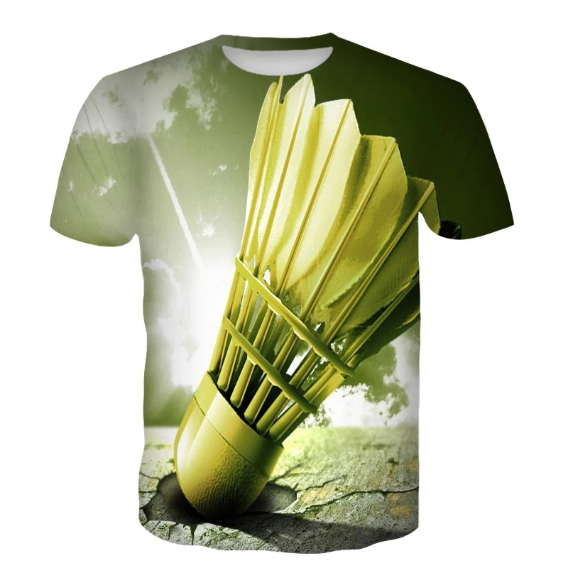 Fashion sports Badminton Graphic Funny Men T-shirts Casual 3D Print Hip Hop Harajuku Personality Round Neck Short Sleeve Top 6XL
Fashion sports Badminton Graphic Funny Men T-shirts Casual 3D Print Hip Hop Harajuku Personality Round Neck Short Sleeve Top 6XL