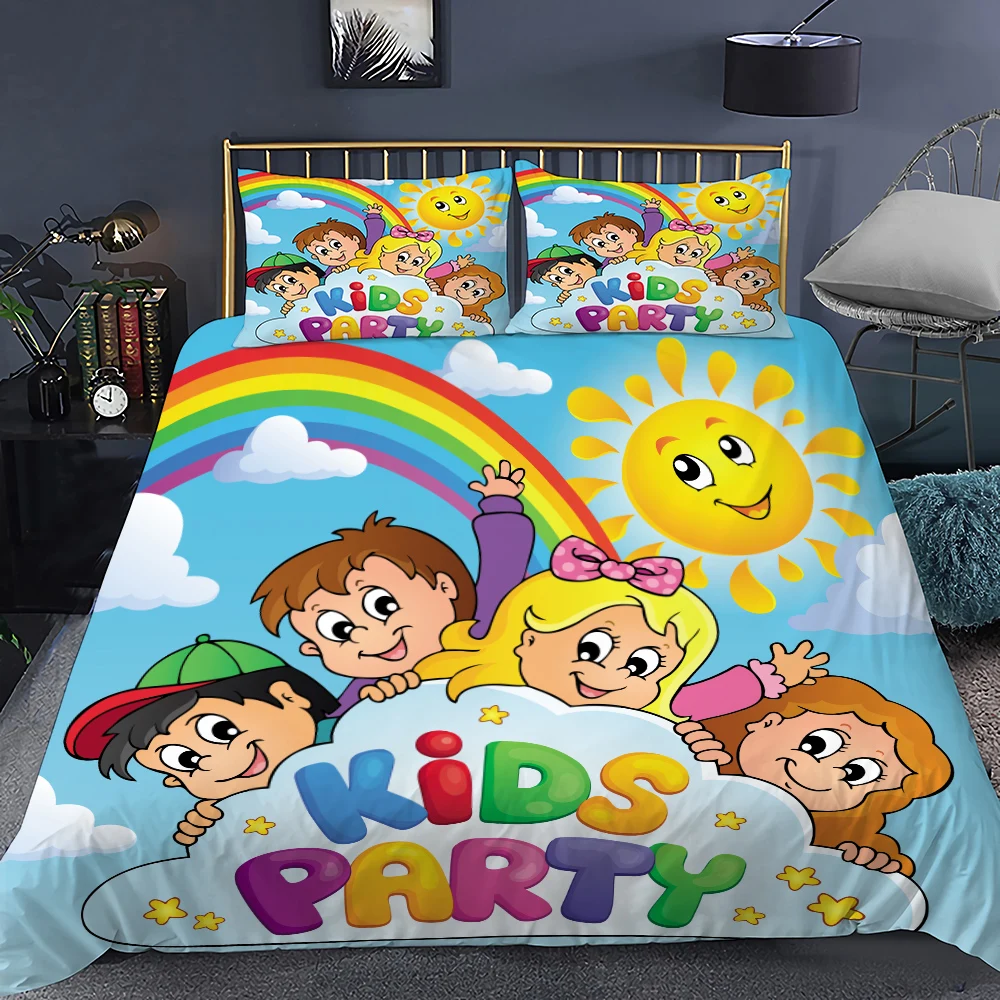 Kids Bedding Sets Beautiful Duvet Cover Set Print Soft Comforter Sets Bed Linen Set With Pillowcase 2/3 Pcs Queen Sizes
Kids Bedding Sets Beautiful Duvet Cover Set Print Soft Comforter Sets Bed Linen Set With Pillowcase 2/3 Pcs Queen Sizes
