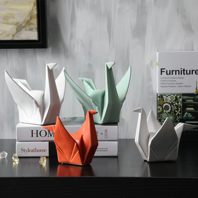 Nordic Creative Modern Abstract Ceramic Origami Statue Animal Figurine Sculpture For Home Decorations Gifts 1
Nordic Creative Modern Abstract Ceramic Origami Statue Animal Figurine Sculpture For Home Decorations Gifts 1