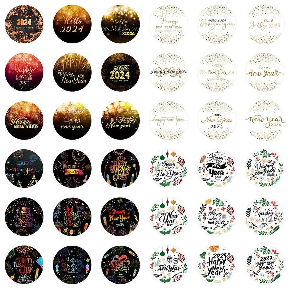 90Pcs 2024 Happy New Year Stickers Round Adhesive Label Sticker DIY Gift Box Decoration Sealing Stickers
90Pcs 2024 Happy New Year Stickers Round Adhesive Label Sticker DIY Gift Box Decoration Sealing Stickers